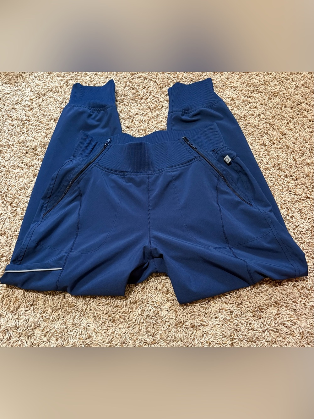 Cherokee Infinity Jogger Scrub Pants Navy Blue women’s size small petite